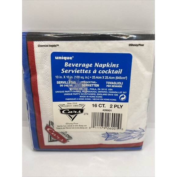 Disney Cars Lightning McQueen Birthday Party Decor Invitations Napkins Loot Bags - Picture 10 of 10